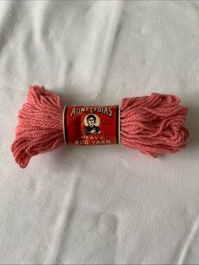 Aunt Lydia’s Rug Yarn - 1 Skein - 60 yards  "Wild Rose"